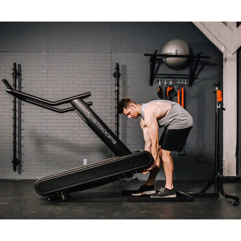 Stroops Optimill® Motorless Treadmill | Includes Optitail, Base Slastix® Adjustable Anchor, Universal Swivel Belt XL