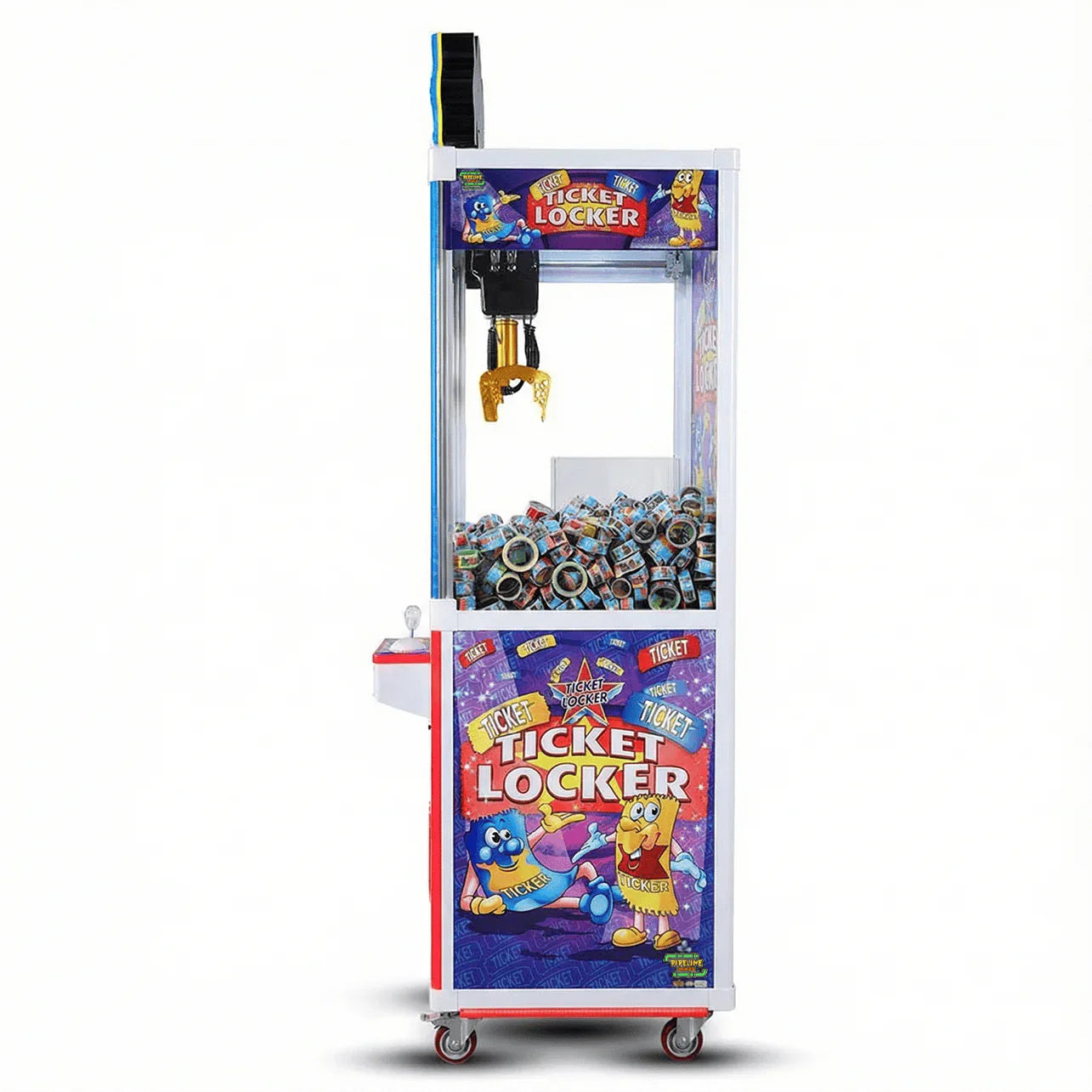 Pipeline Games Ticket Locker Crane SE 24” Claw Machine