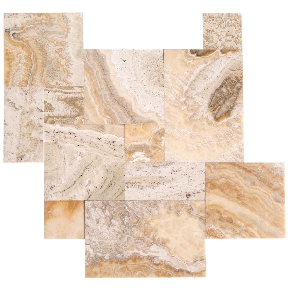 Traonyx Travertine Tile Honed and Filled - Livfloors Collection