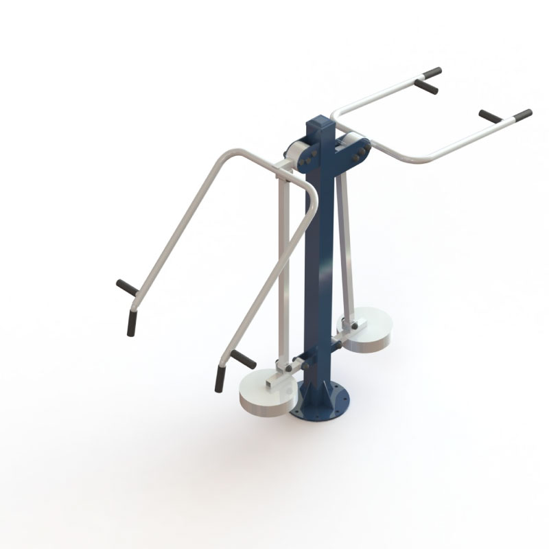 TriActive USA Wheelchair Accessible Combo Press & Pull (CSPB-W) Outdoor Fitness Equipment