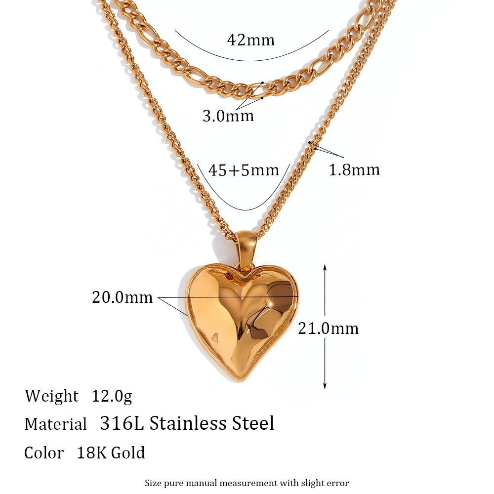 Fashionable And Stylish Retro Titanium Stainless Steel Necklace