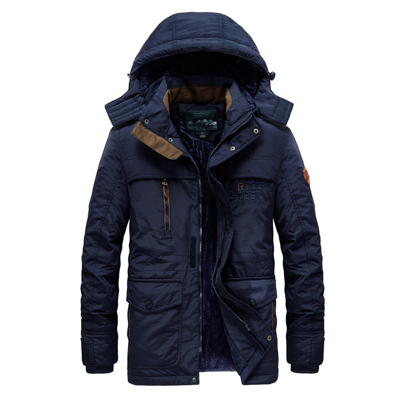 Thick Loose Young Brown Cotton Clothes