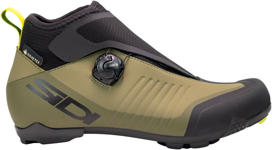 SIDI Hiemx Cycling Boot - Black/Green Olive 48 Millennium Fit