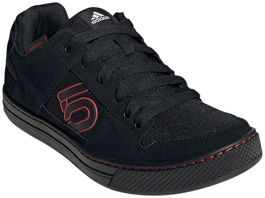 Five Ten Freerider Flat Shoes - Men's Core Black / Core Black / Red 12