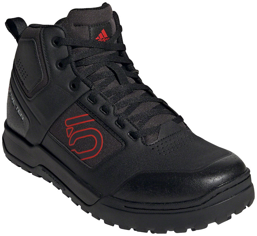 Five Ten Impact Pro Mid Flat Shoes - Men's Core Black/Red/Core Black 9.5
