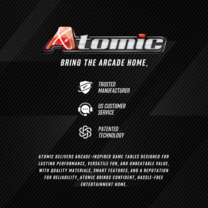 Atomic Azure LED Light Up Foosball Table