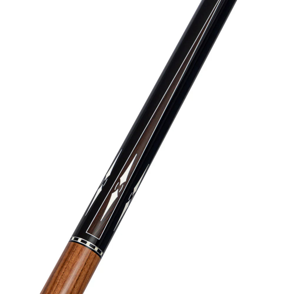 Lucasi LUX70 Pool Cue - Black and White