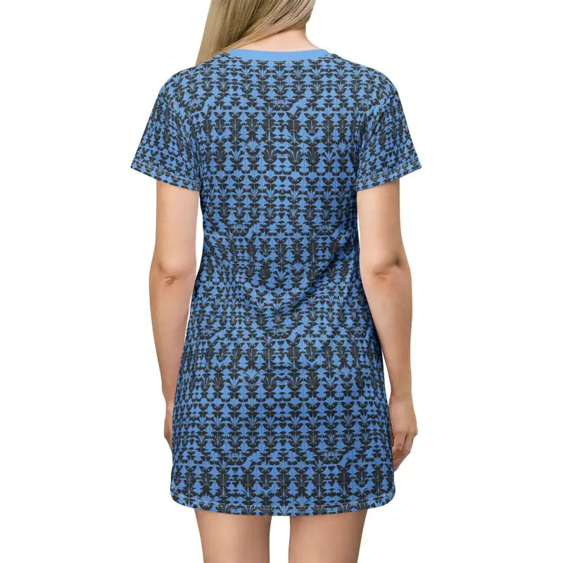 Ocean State Styles T Shirt Dress Patterned Floral Print