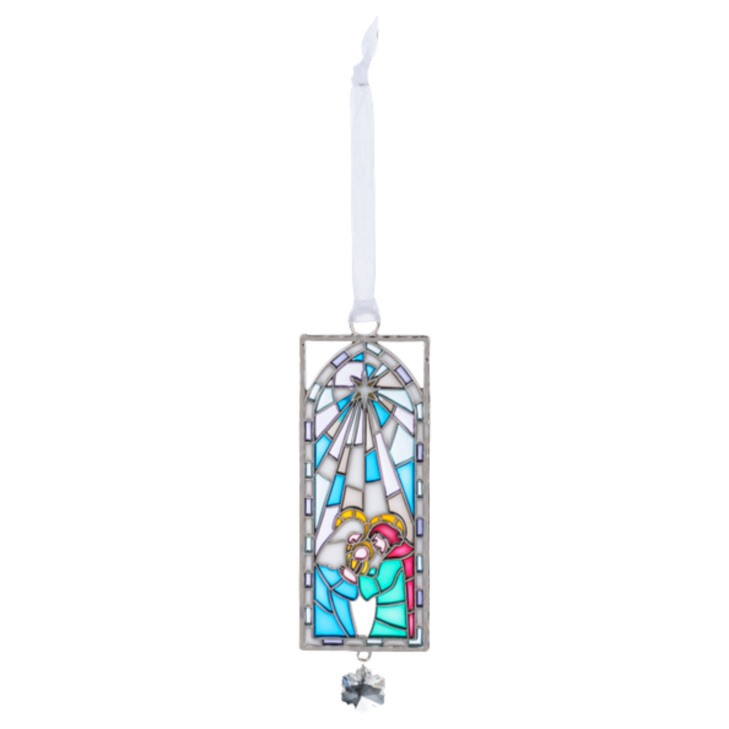 Nativity Star Holiday Scene Ornament