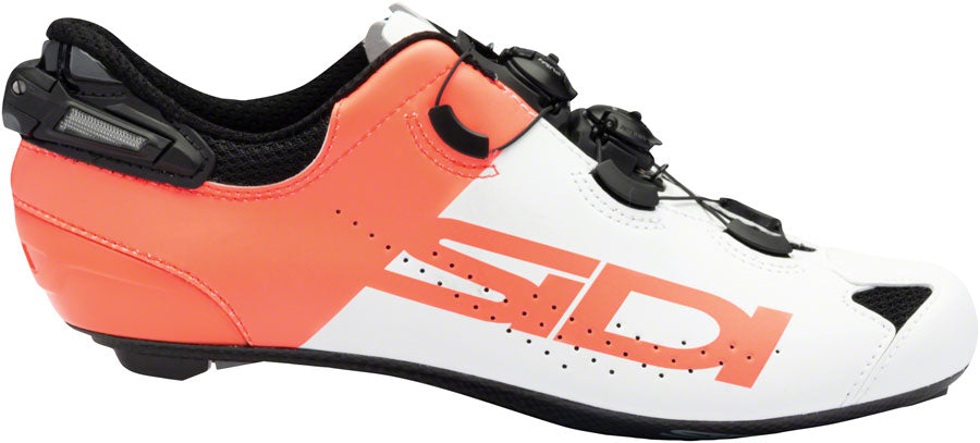 SIDI Shot 2S Pro Road Shoes - Men's White/Coral 40.5
