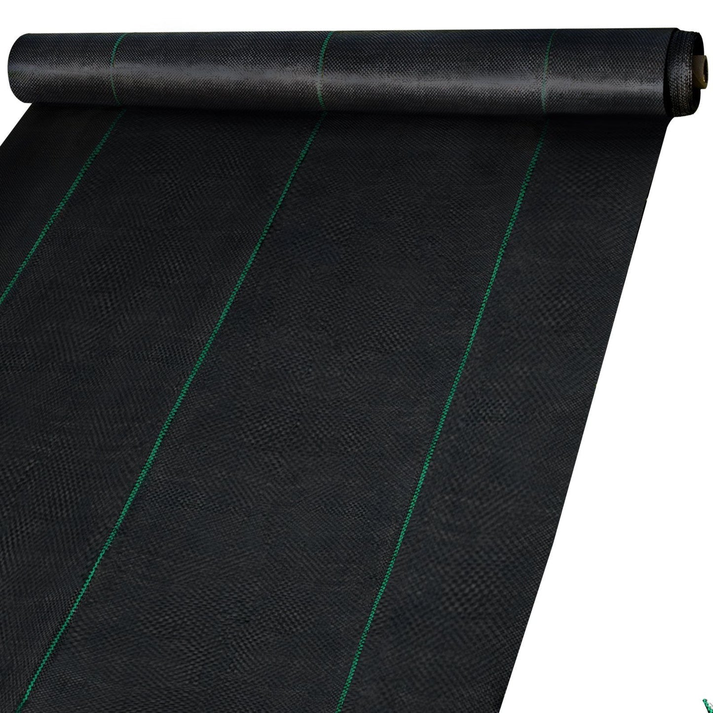 2*3FT300FT Premium Weed Barrier Fabric Heavy Duty 2.4OZ, Woven Weed Control Fabric, High Permeability Good for Flower Bed, Geotextile Fabric for Underlayment, Polyethylene Ground Cover