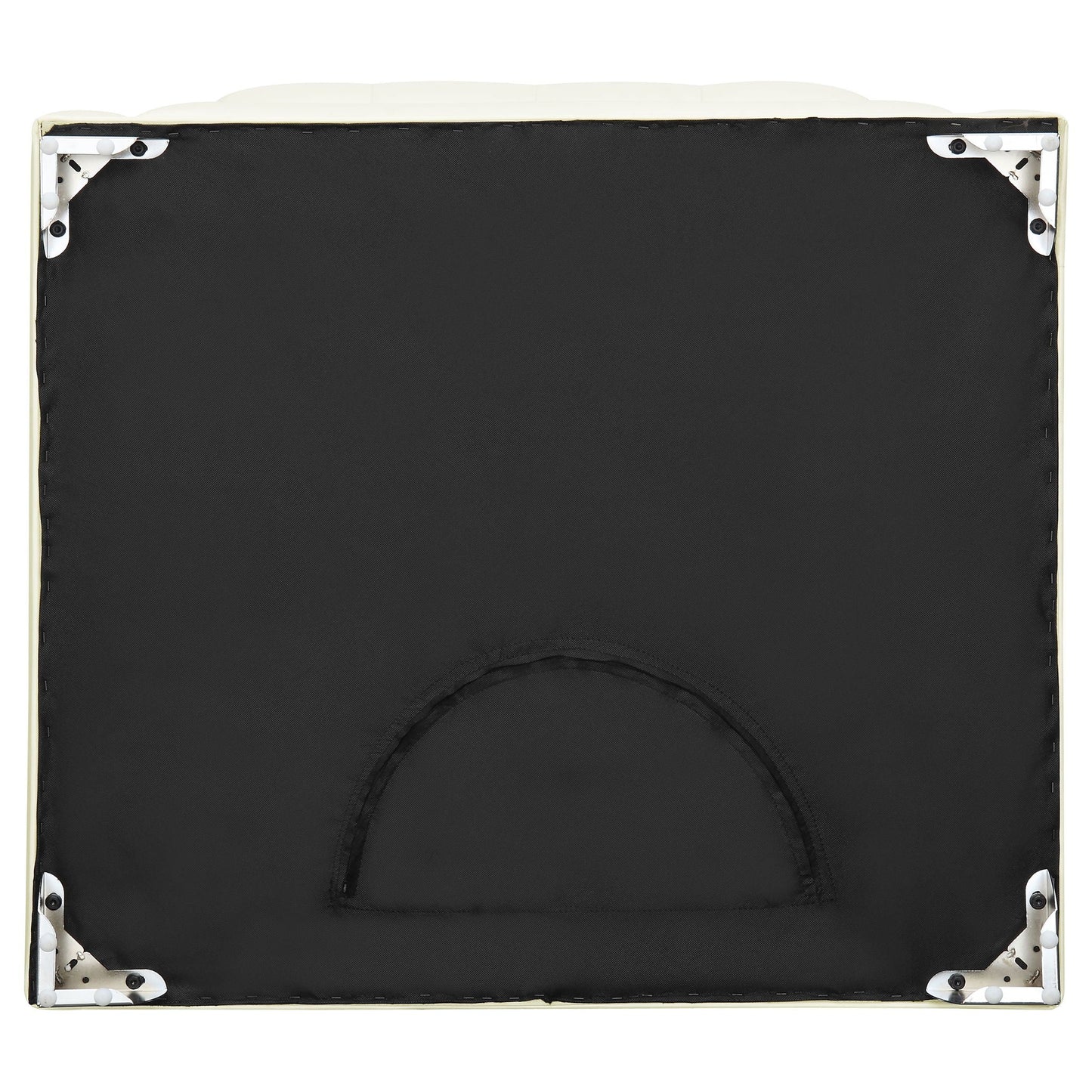 Cordelia - Square Ottoman - White