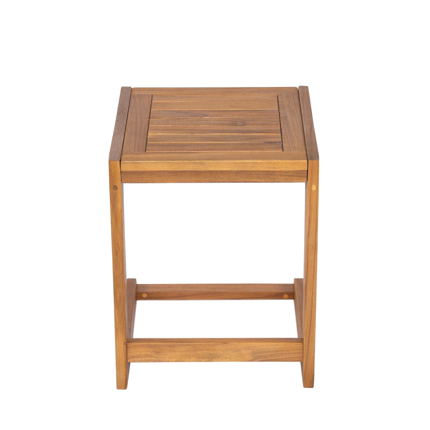 Ashwell Acacia Wood Side Table - Teak