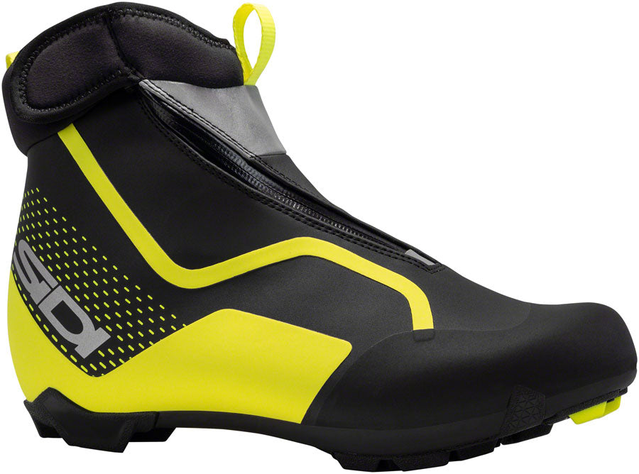 SIDI Algor Primaloft Cycling Boots - BLK/YLW Fluorescent Size 40 Millennium Fit