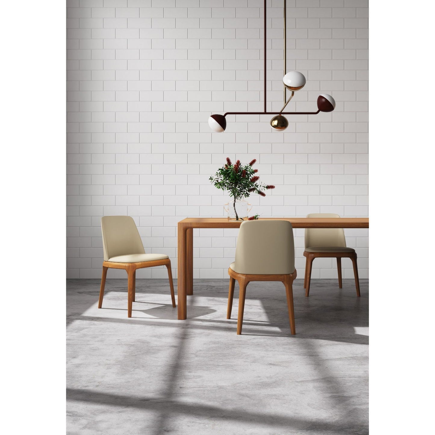 Courding - Dining Chair - Tan