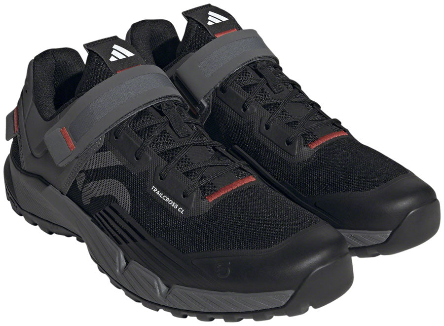 Five Ten Trailcross Mountain Clipless Shoes - Men's Core BLK/Gray Three/Red 12