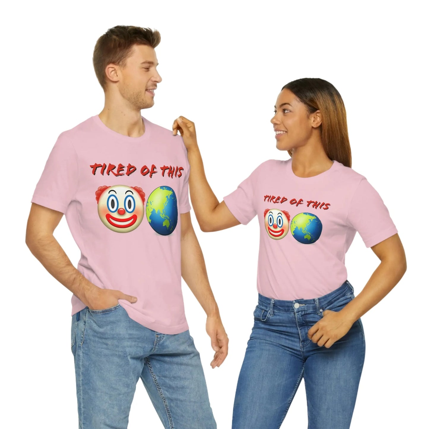 Tired Of This Clown World Emoji T-Shirt