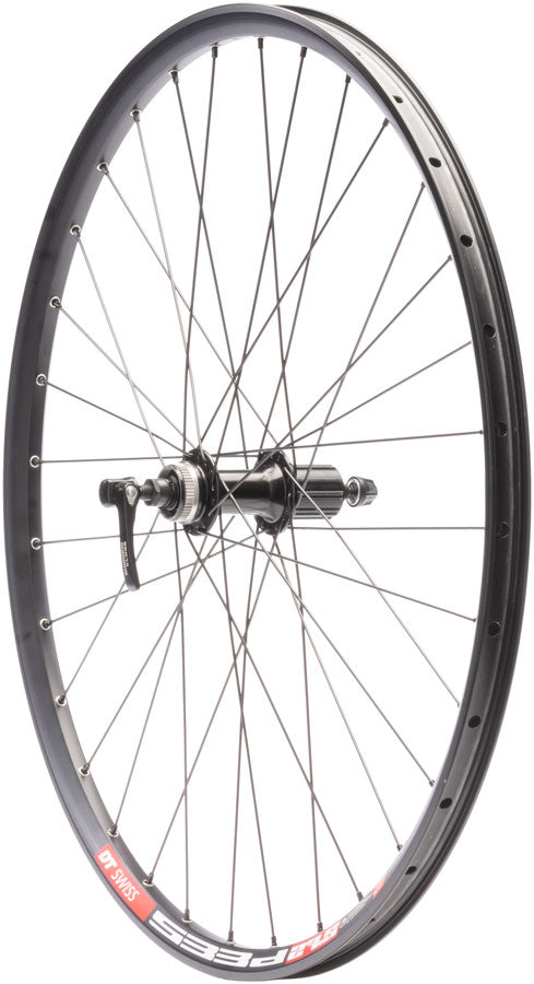 Quality Wheels Deore M610/DT 533d Rear Wheel - 27.5" QR x 135mm Center-Lock HG 10 BLK 32H