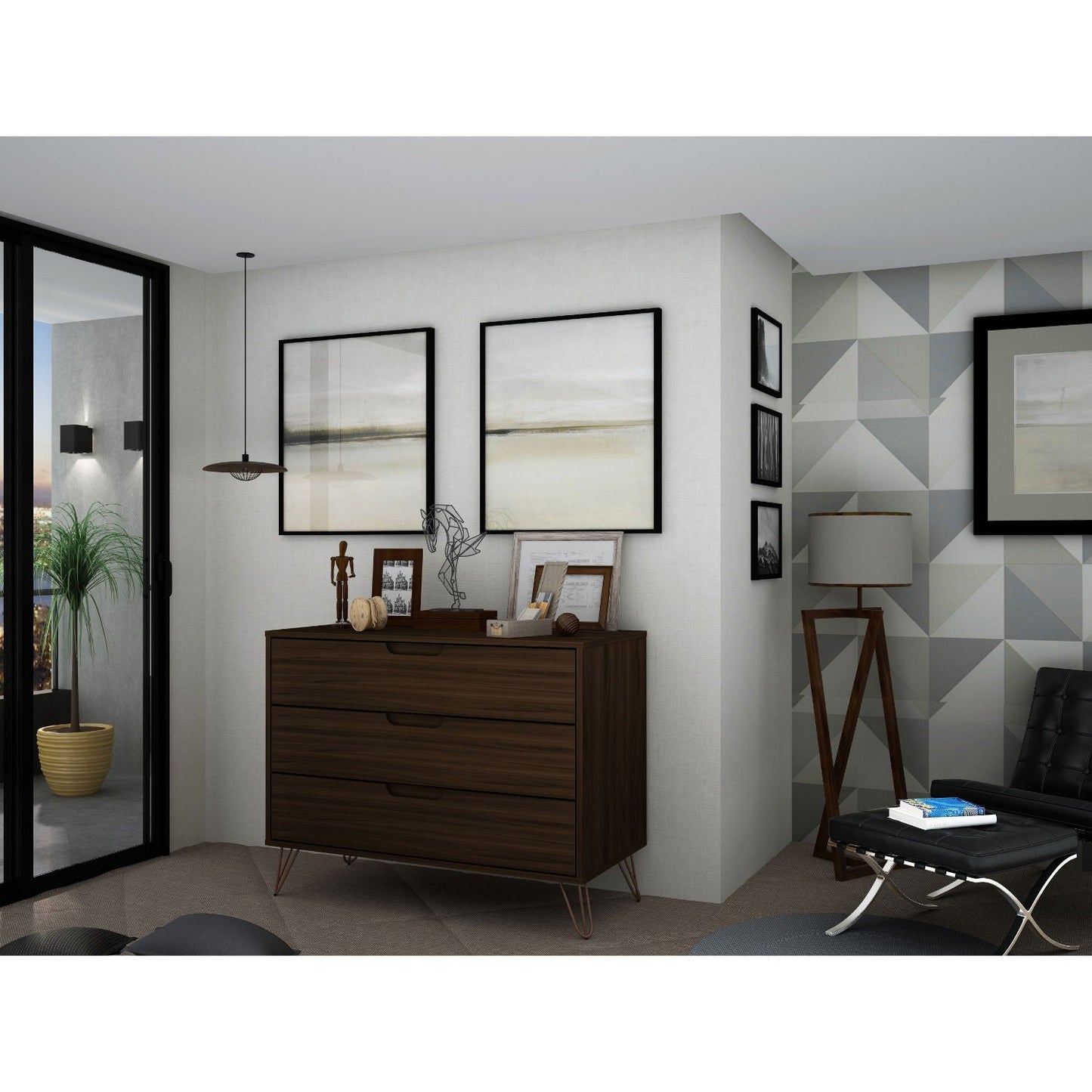 Rockefeller - 3 Drawer Dresser