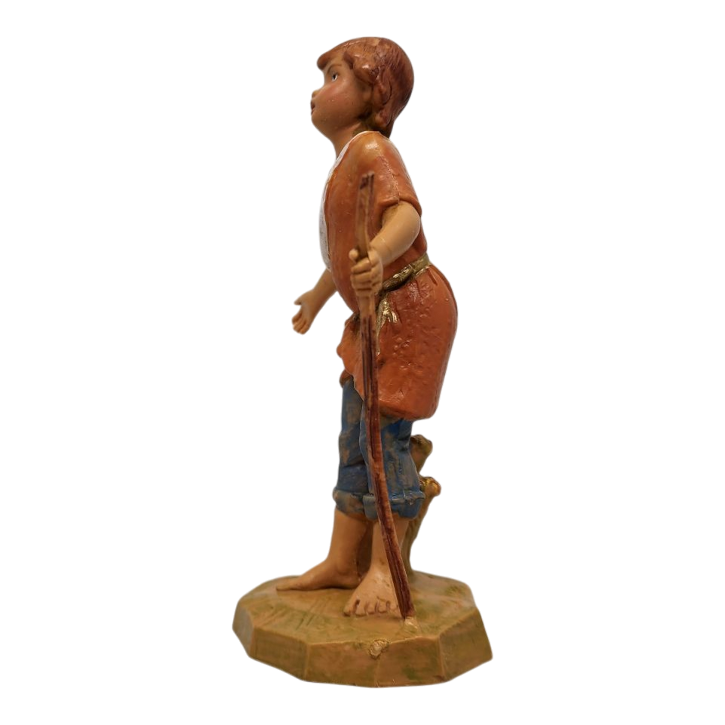 Savio - Boy Shepherd - 5 Inch Scale Nativity Figurine