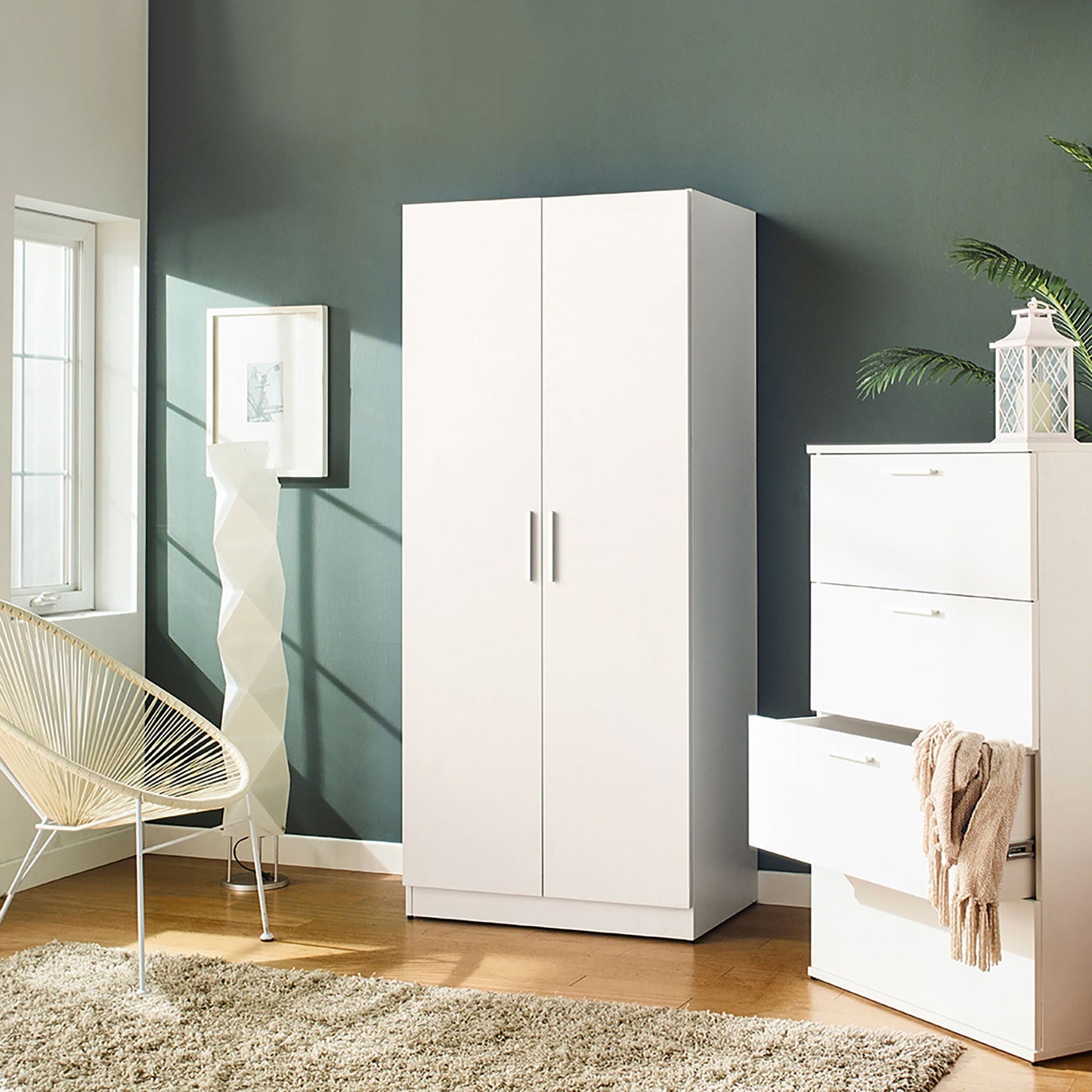 Mia - Farmhouse Shoe Cabinet With 6 Shelves