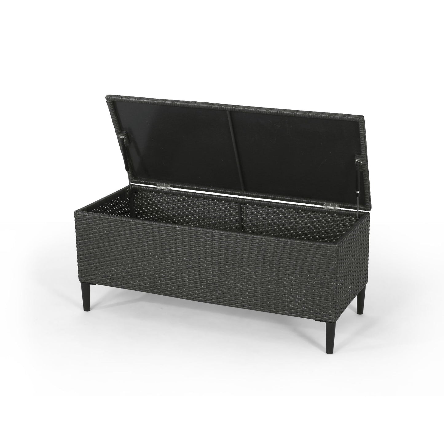 Rupert Storage Unit Resin Wicker Outdoor