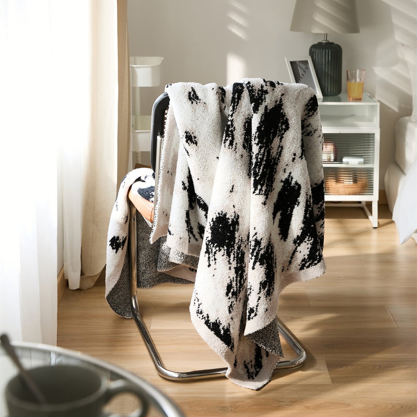 Winter Soft Furnishings With Sofa Blanket