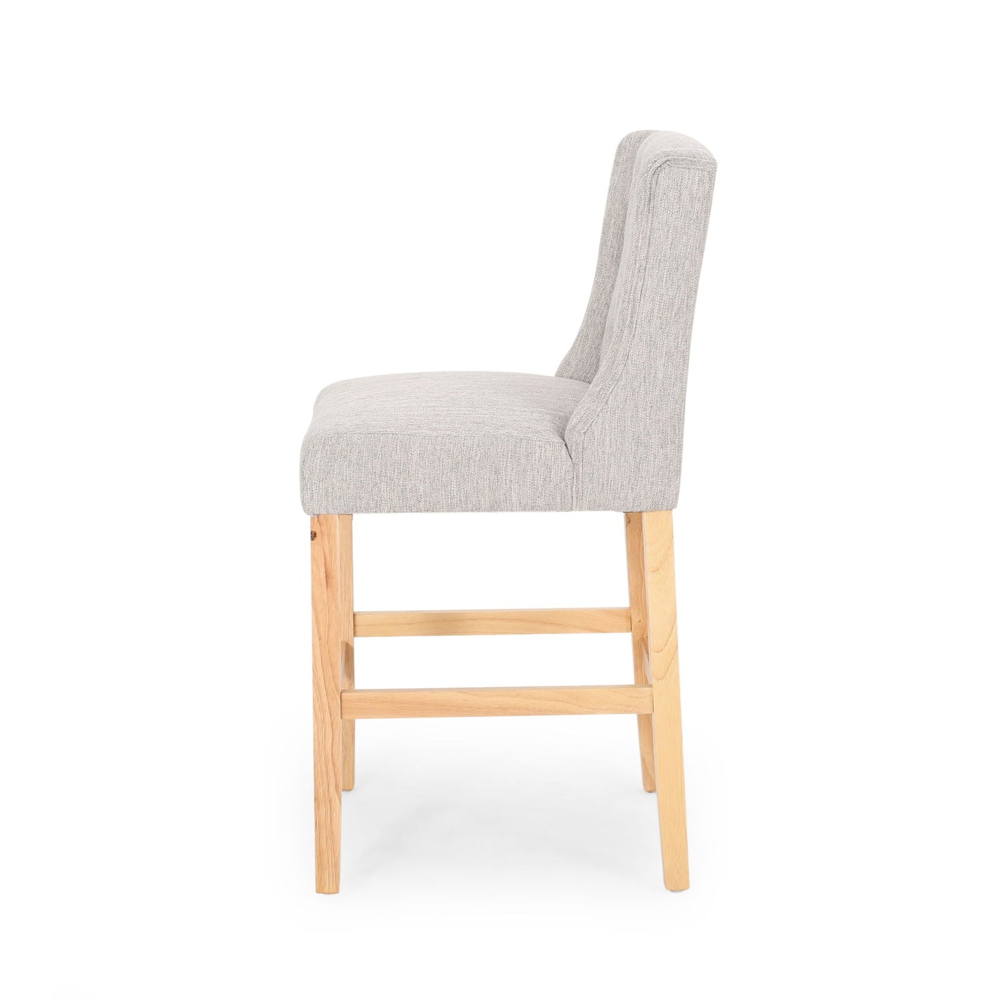 Vienna Contemporary Fabric Tufted & Wingback Counter Stools (Set of 2)