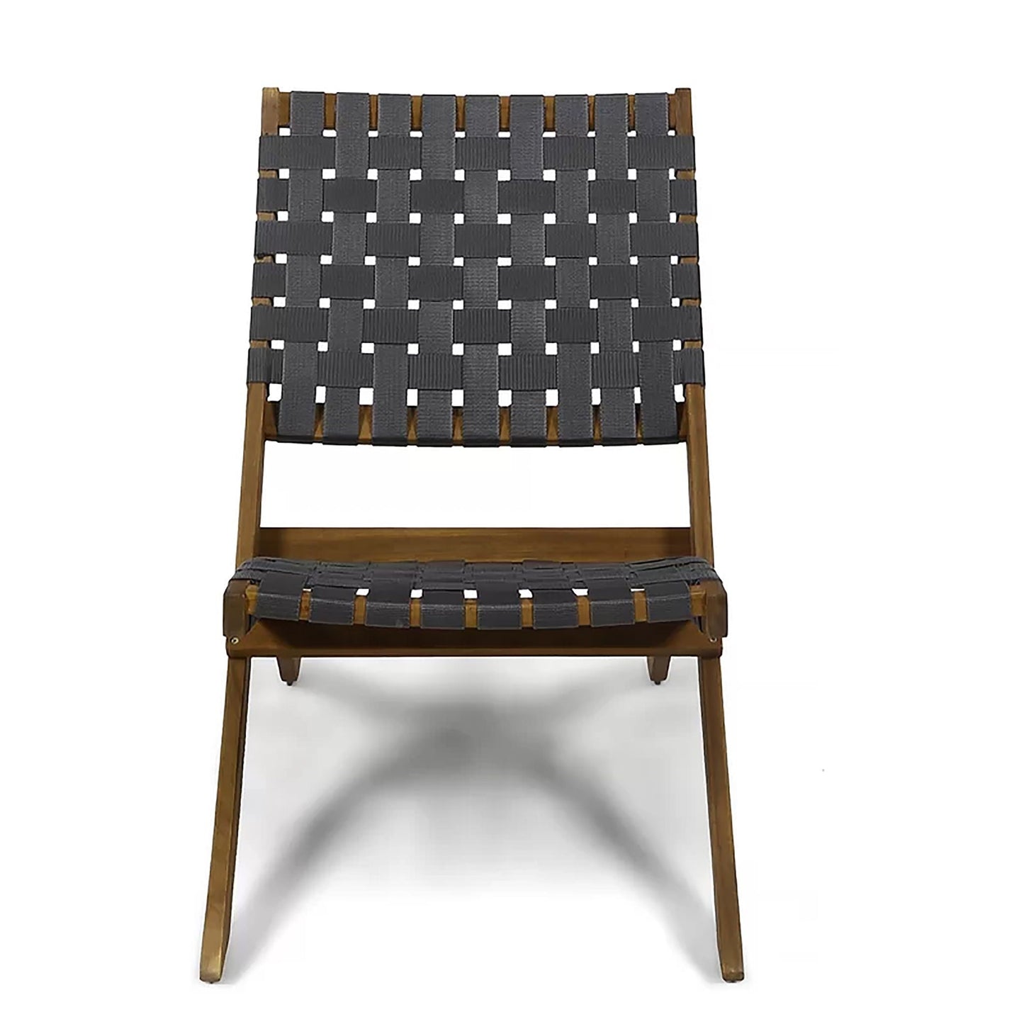 Kayla Outdoor Foldable 2 Seater Chat Set - Brown / Gray