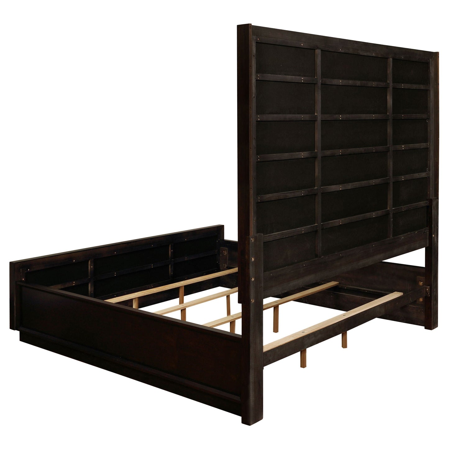 Prescott - 5 Piece California King Bedroom Set - Dark Brown