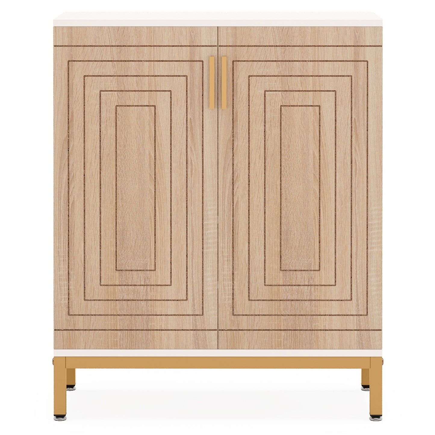Shoe Cabinet With Doors, 5 Tiers Shoe Storage Organizer