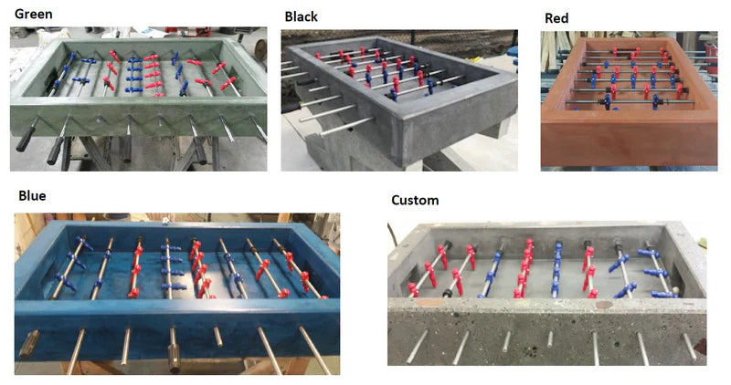 Stone Age Concrete Outdoor Double Foosball Table