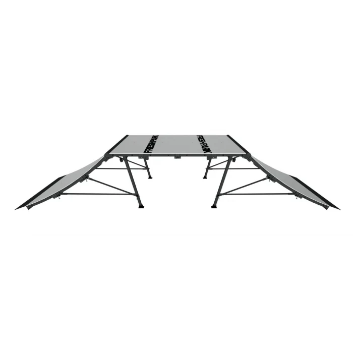 Freshpark Double Quarter Pipe Box Skateboard Ramp