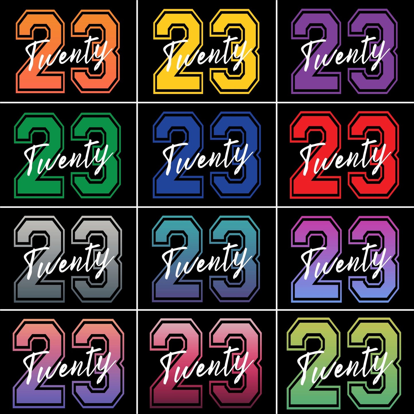 Senior 2023 Personalized Custom Backside Shirt C394