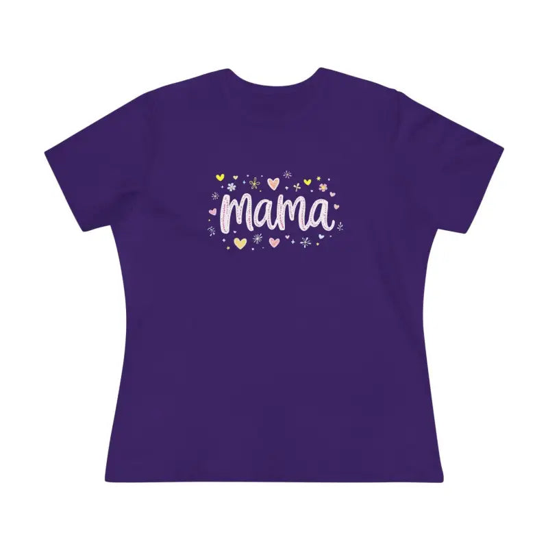 Ocean State Styles T Shirt Mama Heart Graphic Tee Women