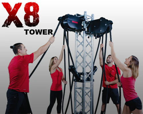 Marpo Fitness X8 Roper Training Tower System - Quad Station