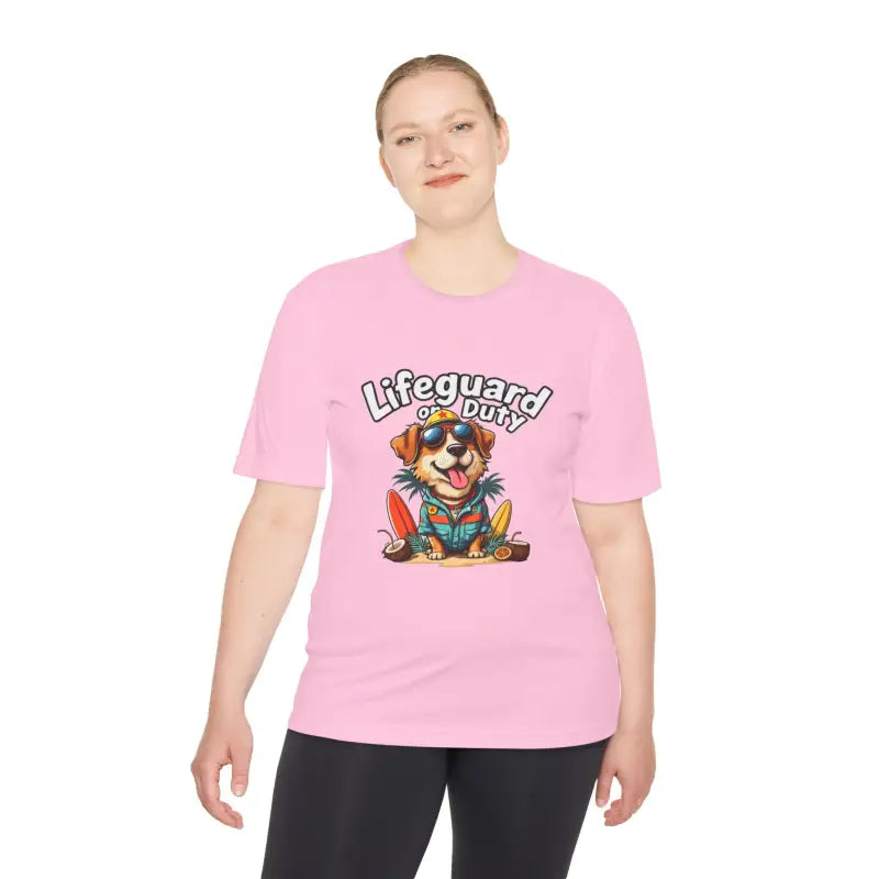 Ocean State Styles Lifeguard Dog T Shirt Moisture Wicking