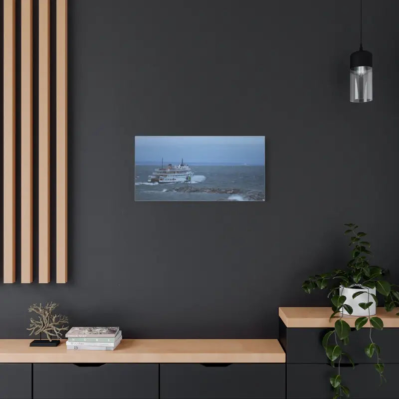 Ocean State Styles Canvas Print Anna C Block Island Ferry