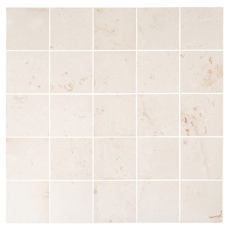 Mayra White Limestone Polished Floor and Wall Tile - Livfloors Collection