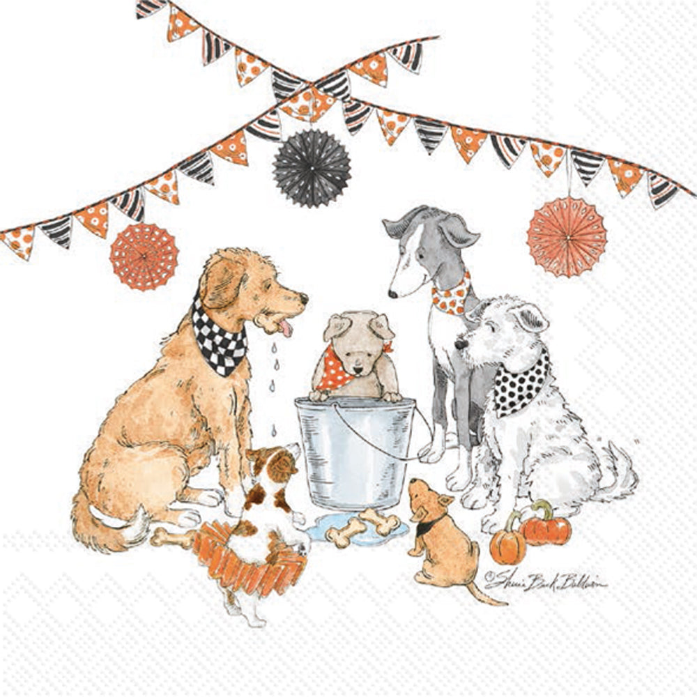 Halloween Party Dogs - Cocktail Napkin