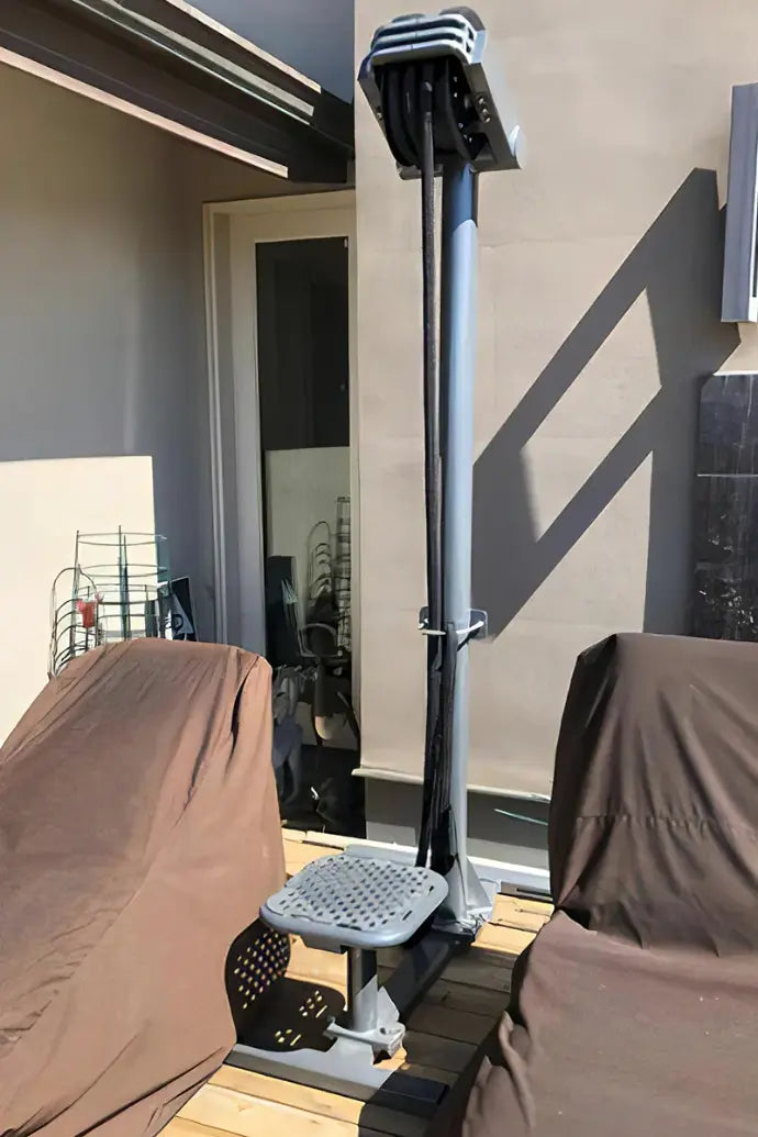 Ropeflex RX5500 Vertical Outdoor Endless Rope Station with magnetic Progressive Resistance technology