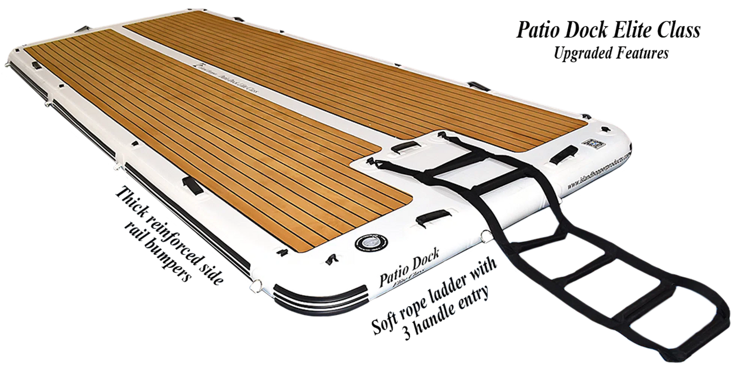 Island Hopper Elite Class Patio Dock 15′ Floating Platform