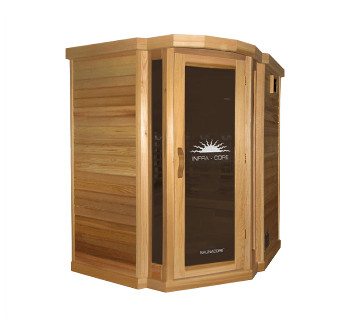 Infra‑Core™ Premium Corner Sauna by Saunacore