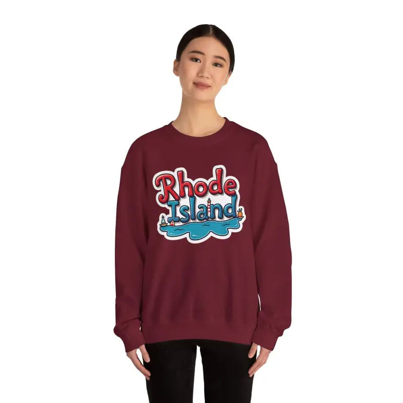 Ocean State Styles Sweatshirt Rhode Island Graphic Comfort