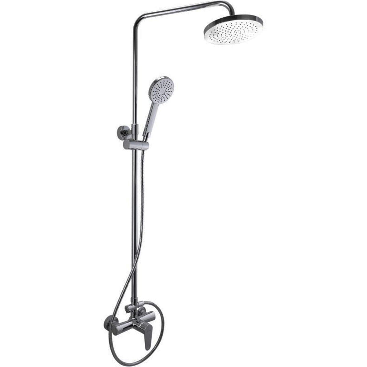 SaunaLife Barrel Shower Model R3 Rain-Series Outdoor Shower Kit