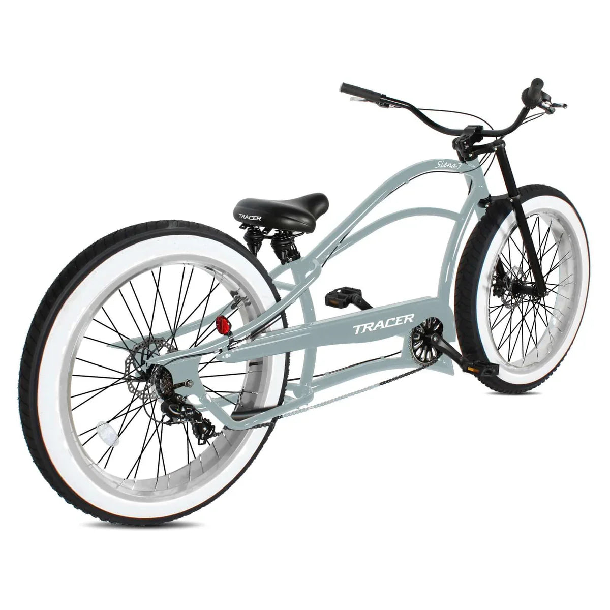 Tracer Siena 26'' Chopper Stretch Cruiser Fat Tire Bike 1 Speed/7 Speed