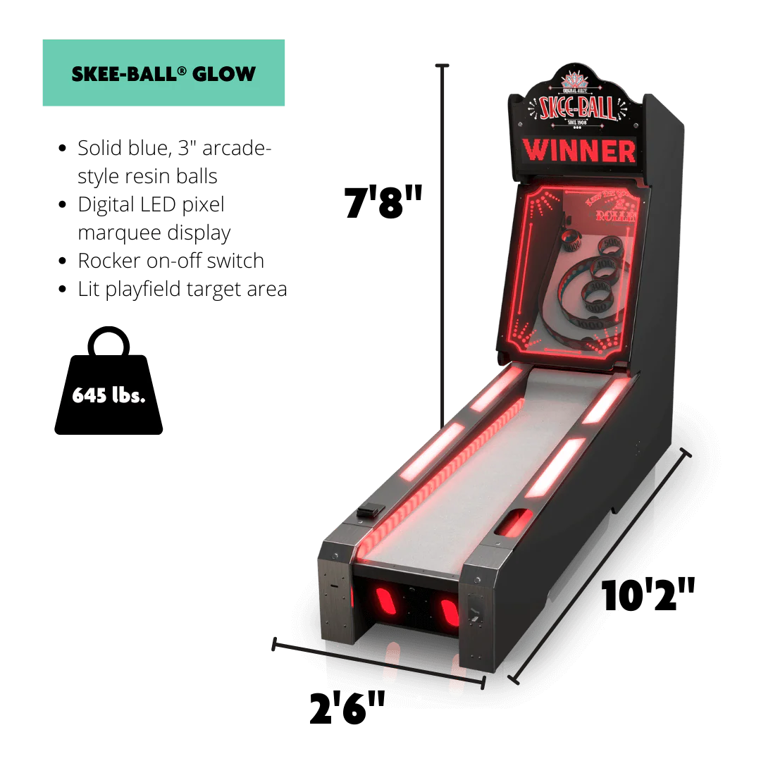 Skee-Ball® Home Arcade Glow