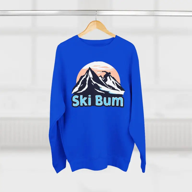 Ocean State Styles Sweatshirt Ski Bum Mountain Graphic