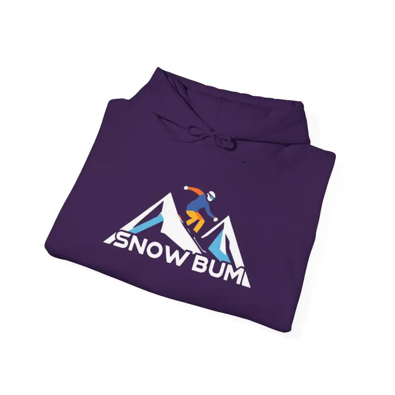 Ocean State Styles Hoodie Snow Bum Skiing Winter Warmth