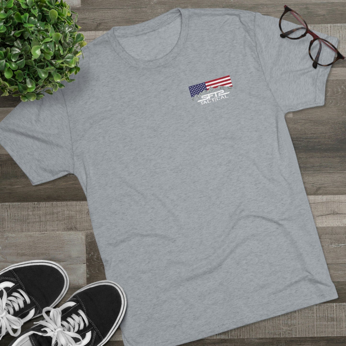 Over My Dead Body - Tri-Blend Crew Tee
